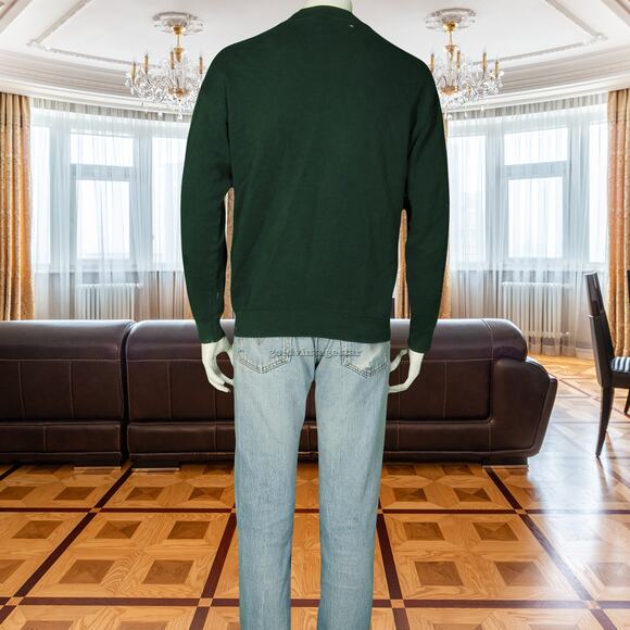 90s Vintage Mickey Mouse Disney Disneyland Golf Green Sweatshirt Jumper M - Picture 4 of 10